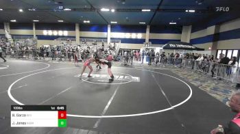 109 lbs Consi Of 8 #2 - Brooklyn Garza, Red Wave WC vs Jayden Jones, Nebraska Wr Ac