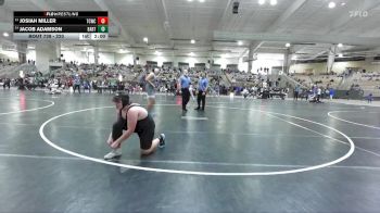 220 lbs Cons. Round 2 - Jacob Adamson, Buccaneer Wrestling Club vs Josiah Miller, Cumberland Co Youth WC