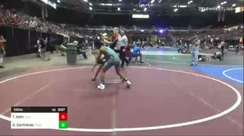 109 lbs Consi Of 32 #1 - Tavian Kehr, La Grande Mat Club vs Aaron Contreras, Pounders Wc