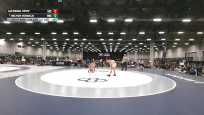 126 lbs 3rd Place Match - Massimo Ortiz, Credo Wrestling Club vs Tucker Verbeck, Maize Wrestling Club