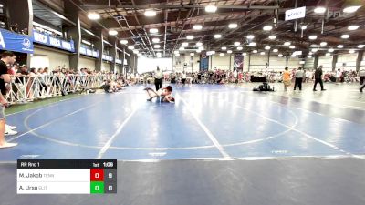 120 lbs Rr Rnd 1 - Mason Jakob, Tennessee Wrestling Academy vs Anthony Urso, Elite NJ HSB Black