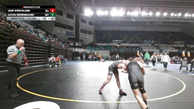 113 lbs Quarterfinal - Jake Strickland, Hillcrest vs Lucas Bedenbaugh, Gaffney