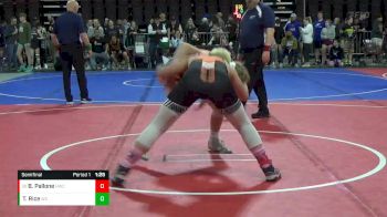 158 lbs Semifinal - Bruno Pallone, Hardin Wrestling Club vs Tyson Rice, Williston Coyotes
