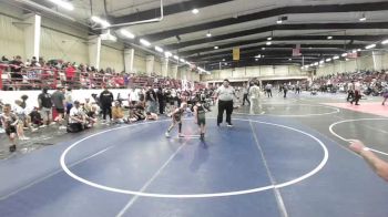 62 lbs Semifinal - Cash Burns, Montrose Wrestling Club vs Misael Fierro, Badlands WC