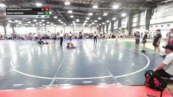 100 lbs Rr Rnd 1 - Brendan Dougherty, Kraken - MS vs Erick Mateus, RedNose Wrestling School - MS