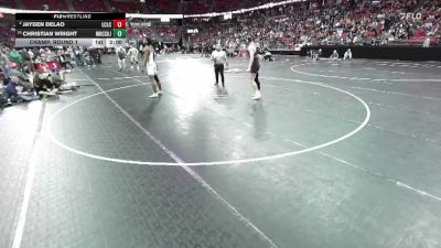 D1-190 lbs Champ. Round 1 - Christian Wright, Milw. Bradley T./Car. S/Arts/Juneau vs Jayden Delao, La Crosse Logan/Cent.