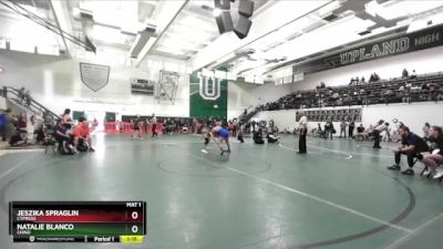 155 lbs Semifinal - Jeszika Spraglin, Cypress vs Natalie Blanco, Chino