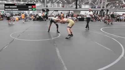144 lbs Round 4 (6 Team) - George Dennis, Team Shutt B Team vs Trey Wagner, Grit Mat Club Blue