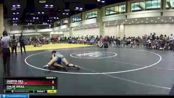 152 lbs Round 4 (10 Team) - Chloe Shull, SOWA vs Jahmya Hill, Florida ...