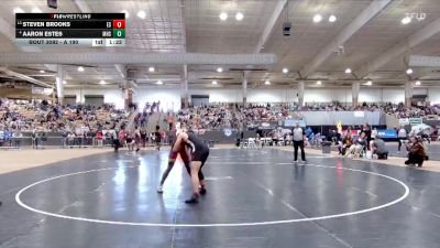 A 190 lbs Champ. Round 1 - Steven Brooks, East Robertson High School vs Aaron Estes, Munford High School