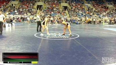 124 lbs Quarterfinal - Maggie Thiegles, Bismarck vs Kassidi Monroe, Bismarck