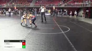 Rr Rnd 1 - Frankie Milne, Buchanan County WC vs Cuenton Longacre, Seward WC