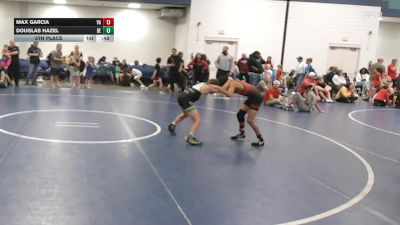 85 lbs 5th Place - Max Garcia, VA vs Douglas Hazel, DE