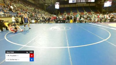 138 lbs Rnd Of 32 - Malachi Puckett, TN vs Vinnie Gutierrez, CA