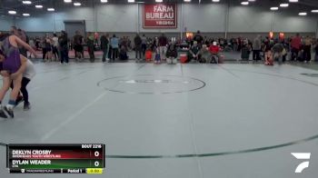 82 lbs Cons. Round 2 - Deklyn Crosby, Riverheads Youth Wrestling vs Dylan Weader, CYA