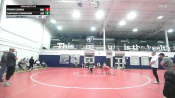 134 lbs Rr Rnd 5 - Frank Leanza, Team Nauman Silver Fox - HSC vs Santiago Chrisjohn, Journeymen Wrestling Blue - HSC