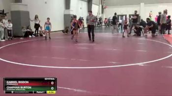 70 lbs Semifinal - Gabriel Rigdon, Stronghold vs Chapman Burton, Assassins Wrestling