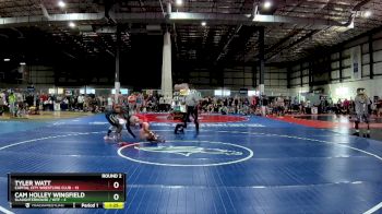 132 lbs Round 2 (4 Team) - Tyler Watt, CAPITAL CITY WRESTLING CLUB vs Cam Holley Wingfield, SLAUGHTERHOUSE / WTF