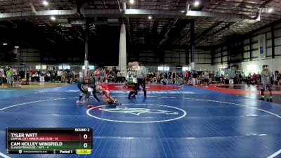 132 lbs Round 2 (4 Team) - Tyler Watt, CAPITAL CITY WRESTLING CLUB vs Cam Holley Wingfield, SLAUGHTERHOUSE / WTF