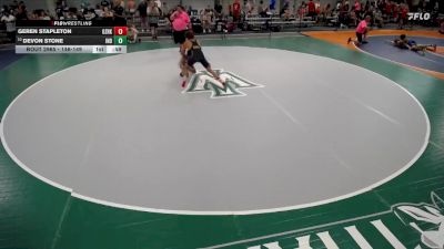 146-149 lbs Cons. Round 1 - Devon Stone, Individual vs Geren Stapleton, Belvidere Bandits Wrestling