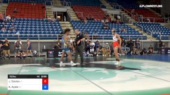 152 lbs Cons 16 #2 - Jordan Davies, Utah vs Keon Ayala, New York