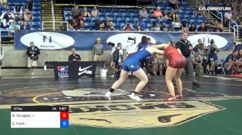 127 lbs Cons 16 #1 - Alana Douglas, Missouri vs Carly Ford, Illinois