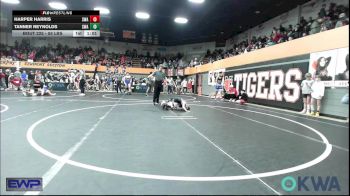 55 lbs Rr Rnd 2 - Harper Harris, Shelton Wrestling Academy vs Tanner Reynolds, Shelton Wrestling Academy