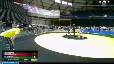 120 lbs Round 3 - Blake Bell, Ilwaco Youth Wrestling vs Jose Soto, Maddogs Wrestling