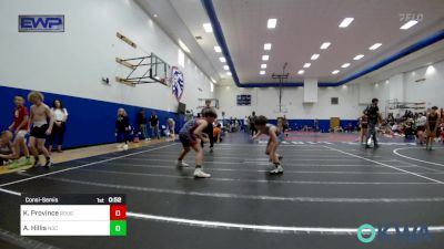 92 lbs Consolation - Krew Province, Rough Riders vs Aiden Hillis, Norman Grappling Club