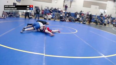 215 lbs Cons. Semis - Jack Conrad, Horns Up Wrestling vs Draden Miller, Kuna Klub