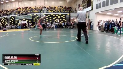 144 lbs Cons. Round 2 - Gavin Taylor, CUYAHOGA FALLS vs Aung Ko Oo, SPRINGFIELD(Akron)