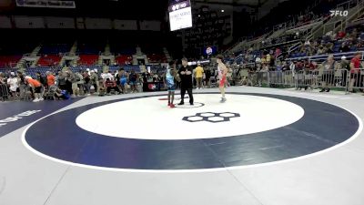 120 lbs Cons. Sub-rd Of 32 - Nolan Barton, TN vs Jaylon Ward, AL