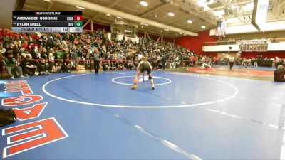 115 lbs Champ. Round 2 - Alexander Osborne, Del Norte vs Rylan Shell, San Ramon Valley
