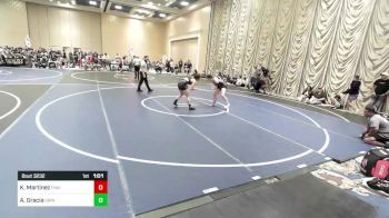 123 lbs Round Of 64 - Kylie Martinez, Paw vs Alena Gracia, Grindhouse WC