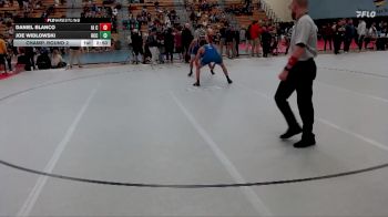 174 lbs Champ. Round 2 - Joe Widlowski, Harper CC vs Daniel Blanco, Iowa Central Community College