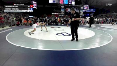 120 lbs Cons. Sub-rd Of 64 - Orion Madrigal, OR vs Andrew DiPiazza, WI
