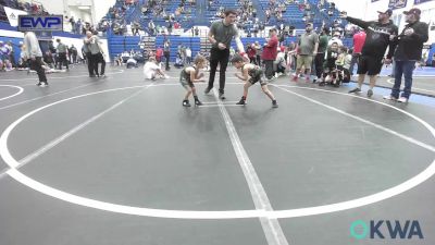 49 lbs Consi Of 8 #1 - James Stephens, Chickasha Youth Wrestling vs Ethan Taylor, Lexington Wrestling Club