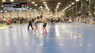 130 lbs Round 5 - 3:00pm Friday - Liam Bettencourt, CTWHALE vs Kain Williams, Ranger Wrestling Club