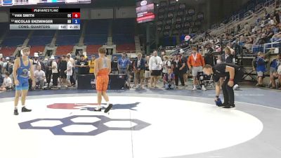 126 lbs Cons. Quarters - Van Smith, Oklahoma vs Nicolas Enzminger, North Dakota