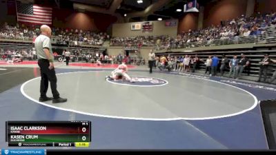 2A 150 lbs Quarterfinal - Isaac Clarkson, Kanab vs Kasen Crum, Duchesne