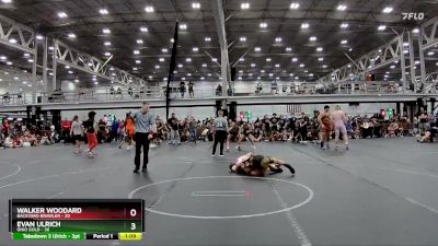 130 lbs Round 2 (8 Team) - Evan Ulrich, Ohio Gold vs Walker Woodard, Backyard Brawler