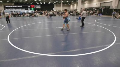 132 lbs Cons. Rd Of 32 - Carsten Burkemper, Zumwalt Wrestling Club vs Talon Tahdooahnippah, Elgin Wrestling Club