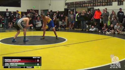 108 lbs Cons. Round 1 - Mateo Herrera, Anderson Attack WC vs Colt Breckenridge, Esparto Wrestling