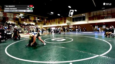 285 lbs Champ. Round 2 - Lewis Fofanah, Poway vs Eli Swartz, Central Catholic