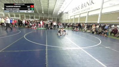 67 lbs Quarterfinal - Quinton Robison, Westlake Wrestling Club vs Paxton Pitcher, Sanderson Wrestling Academy
