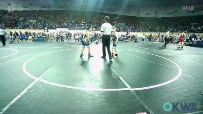 110 lbs Consi Of 16 #2 - Nash Ramaeker, Bartlesville Wrestling Club vs Elijah Whitebird, Newkirk Takedown