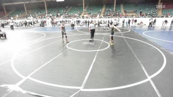 95 lbs Semifinal - Jakob Torrez, NM Beast vs Israel Trujillo, Pueblo County WC