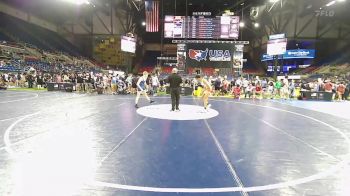 120 lbs Cons 64 #1 - Denzel Monterio, Rhode Island vs Jet Brown, Missouri