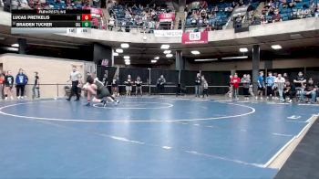 165 lbs Champ. Round 1 - Braiden Tucker, Galesburg vs Lucas Pretkelis, Unattached