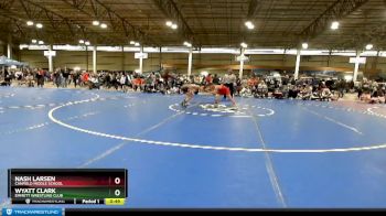 105 lbs Cons. Round 5 - Nash Larsen, Canfield Middle School vs Wyatt Clark, Emmett Wrestling Club